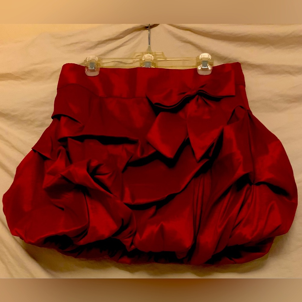 ✨⚡️💥  NWT Rampage Women's Skirt - Red Reg $125 Final sale